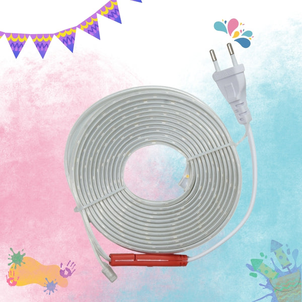 7M MultiColor LED Rope Light with Adapter – Vibrant Decorative Lighting for Indoor Outdoor Use"