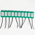 Green 12V LED Flasher - 100% Waterproof Auto-Flashing Pixel ( Pack Of 10 )