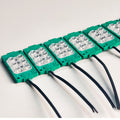 Green 12V LED Flasher - 100% Waterproof Auto-Flashing Pixel ( Pack Of 10 )