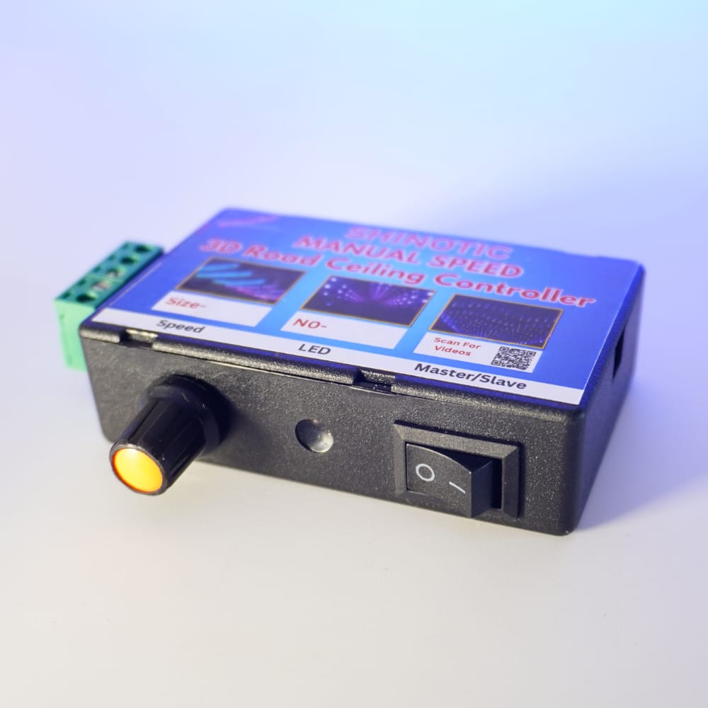 Shinotic Controller – 3D Road Ceiling 10x20x20 | RGB Effects | Manual Speed | Plug & Play | Real-Time Sync