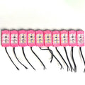 Pink 12V LED Flasher - 100% Waterproof Auto-Flashing Pixel ( Pack Of 10 )