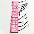 Pink 12V LED Flasher - 100% Waterproof Auto-Flashing Pixel ( Pack Of 10 )