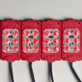 Red 12V LED Flasher - 100% Waterproof Auto-Flashing Pixel ( Pack Of 10 )