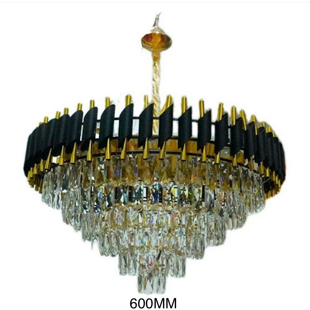 Black Mamba Jhumer Full Set 600mm – Luxury Ceiling Chandelier for Home & Hotels11056