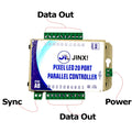 20 Port Jinix Pixel LED Controller – Metal Body, High-Performance