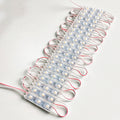 Warm White 12V 3-LED Module - 100% Waterproof Direct Light ( Pack Of 10 )