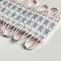 Warm White 12V 3-LED Module - 100% Waterproof Direct Light ( Pack Of 10 )
