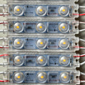 Warm White 12V 3-LED Module - 100% Waterproof Direct Light ( Pack Of 10 )