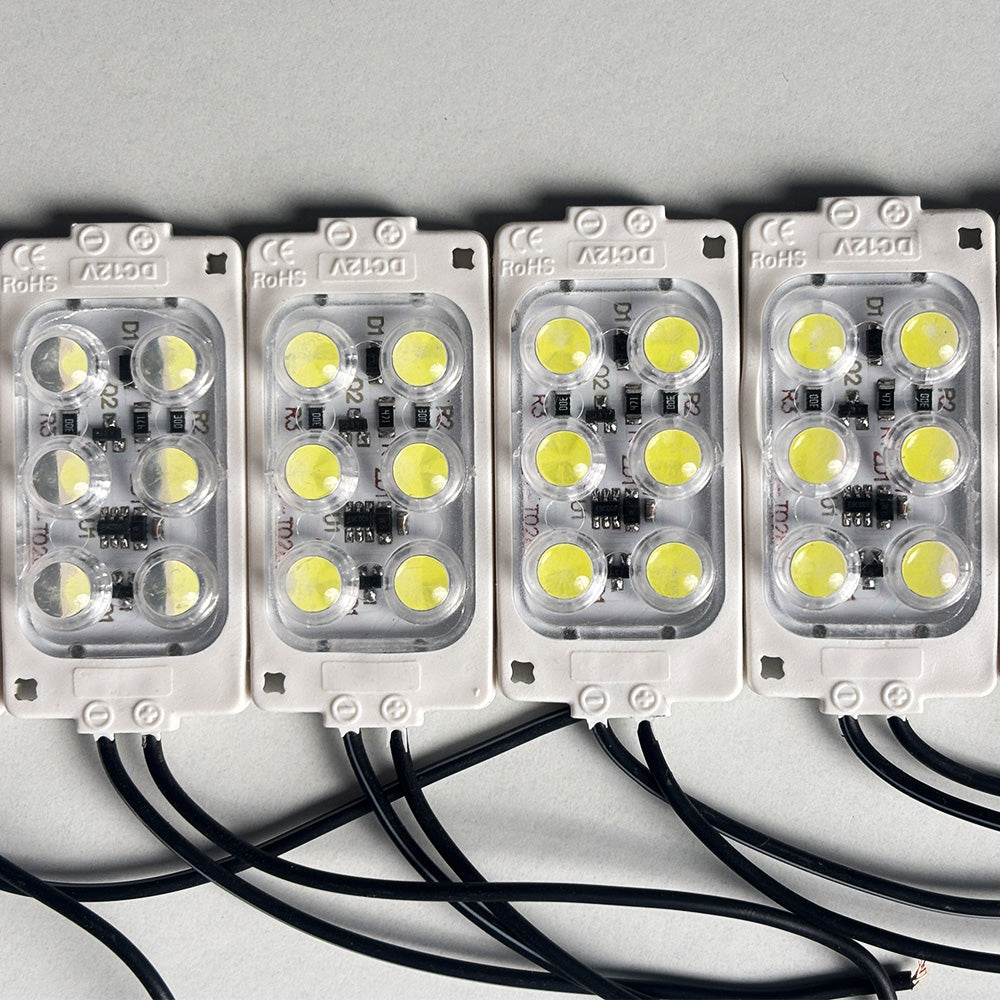 White 12V LED Flasher - 100% Waterproof Auto-Flashing Pixel ( Pack Of ...