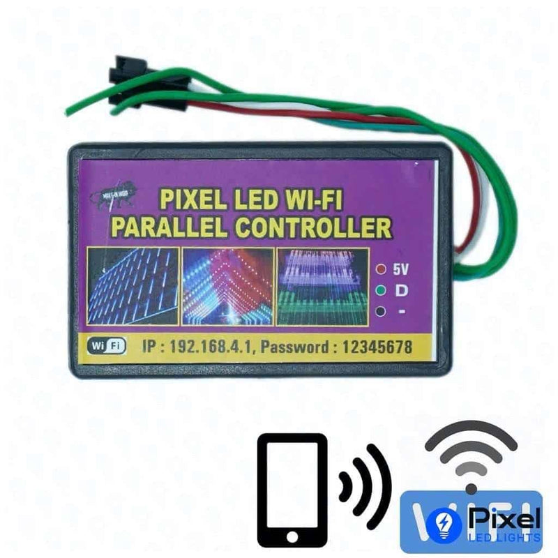 Wireless Manual Speed LED Controller with Color Customization and WiFi Connectivity