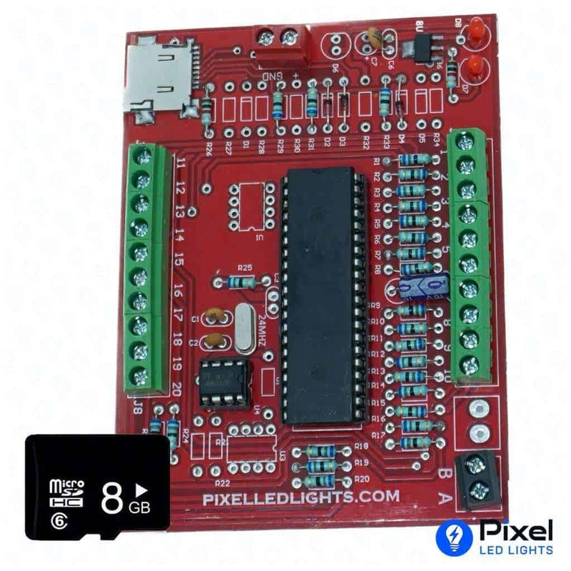 20 Port HD Jinix Controller for Pixel LED with 4GB Design Memory Card - SKU 2021