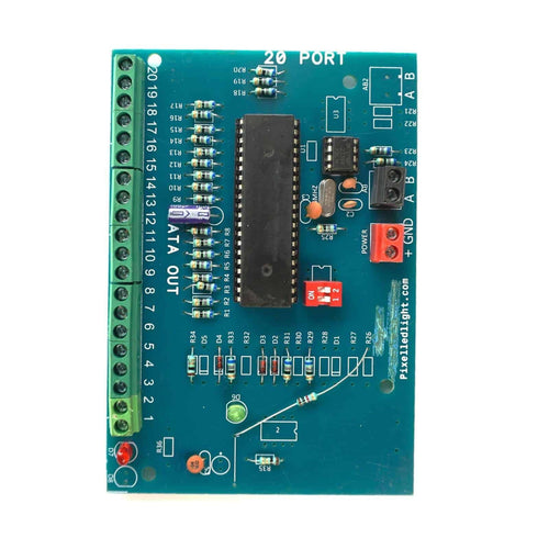 20 Port DMX Controller for Pixel LED Lighting with Free 4GB Memory Card - SKU 2022