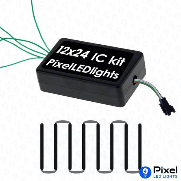 Pixel LED IC Circuits for Gate S Connection (12x24) - 5 Data Output - SKU 2124