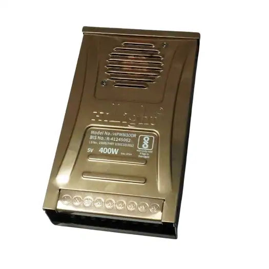5V 80A HiLight Pixel LED Power Supply for 1200 LEDs (Rainproof Metal Body) - Max 400W Output - SKU 3009