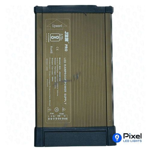 5V 100A Pixel LED Power Supply for 1300 LEDs (Rainproof Metal Body) - Max 500W Output (Generic)