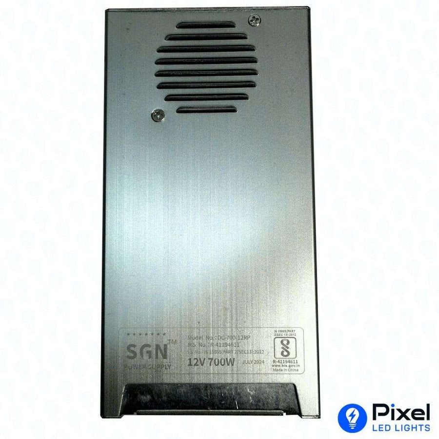 12V 60A SGN Power Supply – 700W Output (Rainproof Metal Body)