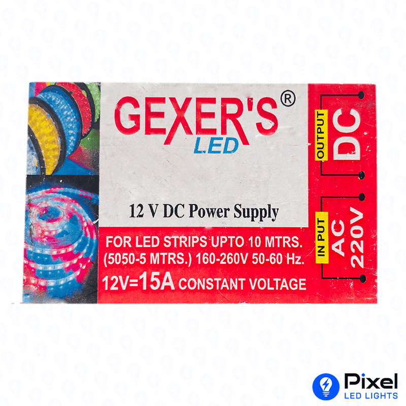 12V 15A Power Adapter Rainproof – Up to 180W Output