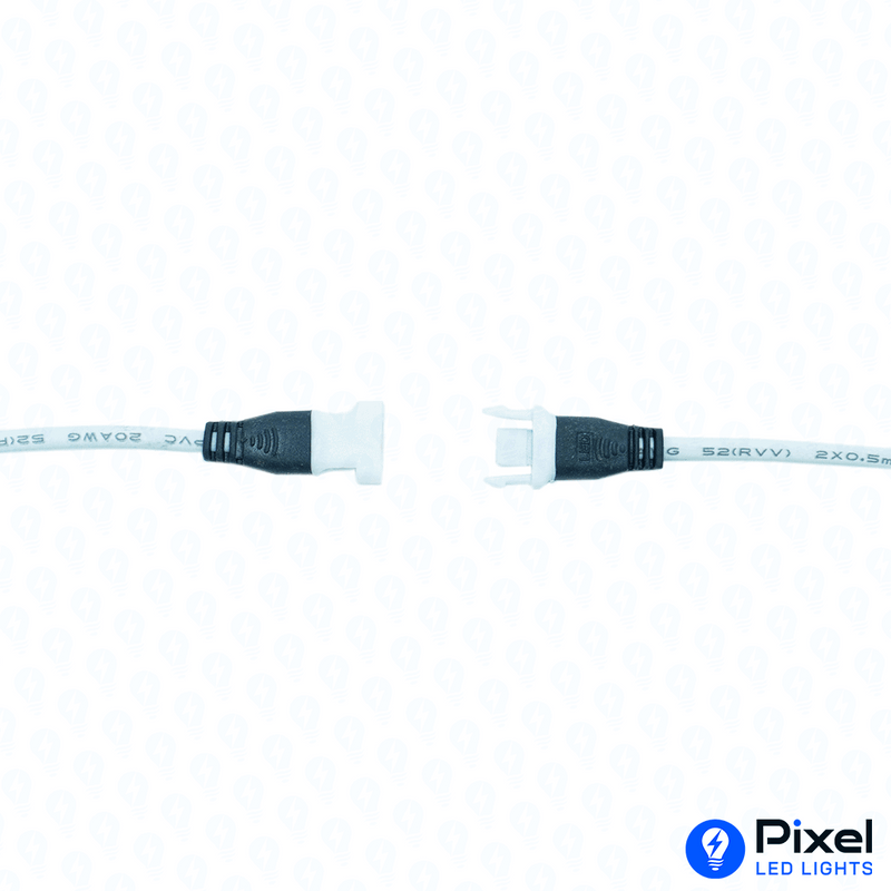 Heavy-Duty Copper Wire 2 Pin Grey Connectors - (Pack of 10)