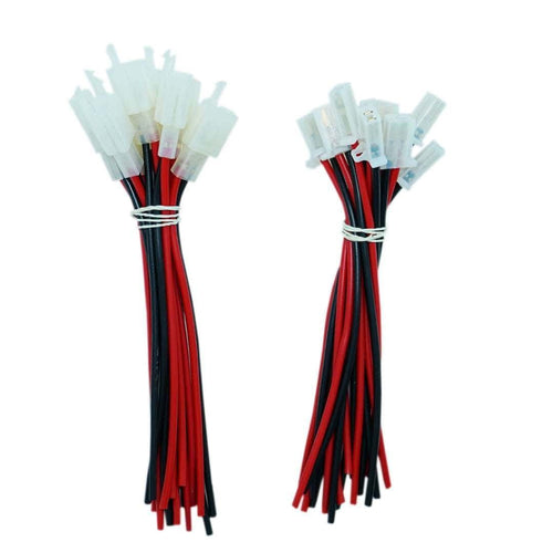 Heavy-Duty 2 Pin Copper Connector with White Cap - (Pack of 10)