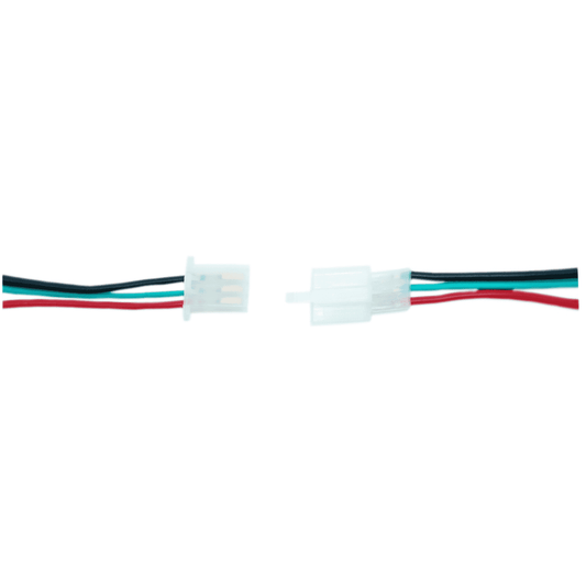 Heavy-Duty 3 Pin Copper Connector with White Cap - (Pack of 10)
