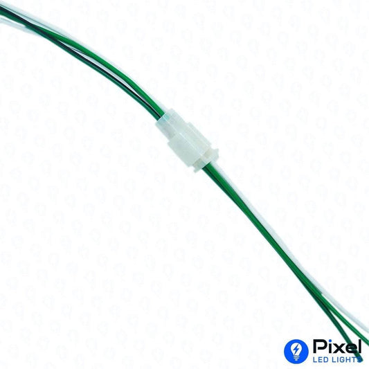 Heavy-Duty 4 Pin Copper Connector with White Cap - (Pack of 10)