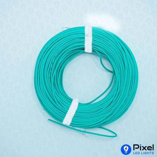 0.75 mm Single-Core Green Copper Wire, High Durability