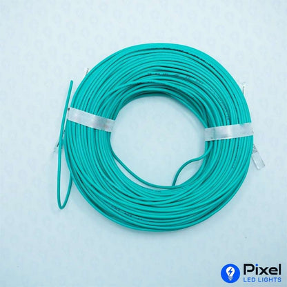1.0 mm Single-Core Green Copper Wire, High Durability - SKU 7012