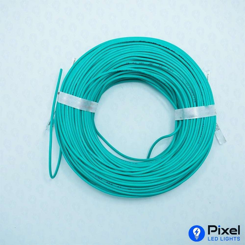1.5 mm Single-Core Green Copper Wire, High Durability