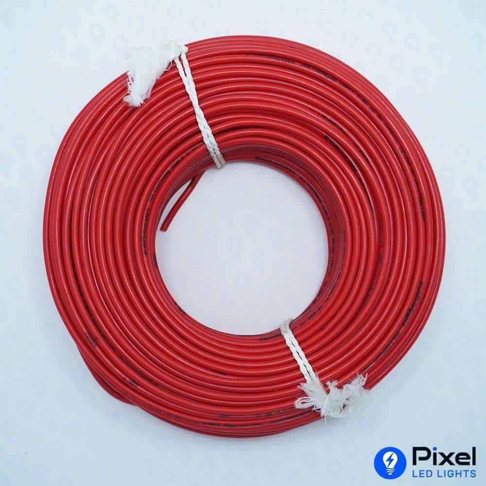 2.5 mm Single-Core Red Copper Wire, High Durability - SKU 7016