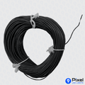 1.0 mm Single-Core Black Copper Wire, High Durability