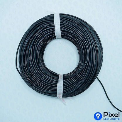 1.5 mm Single-Core Black Copper Wire, High Durability - SKU 7014