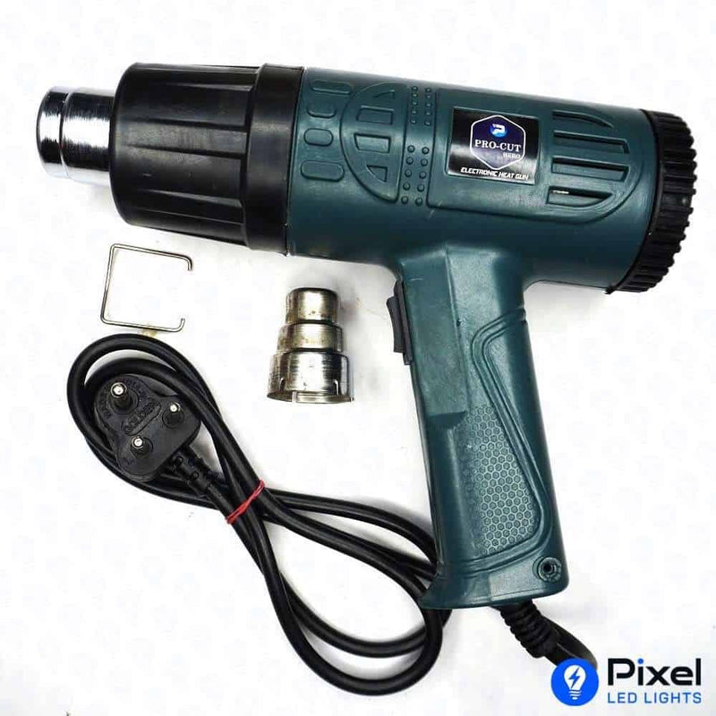 1800W Dual-Temperature Heat Gun - Ideal for Paint Removal, Adhesive Melting Shrink Wrapping | Electric, Corded