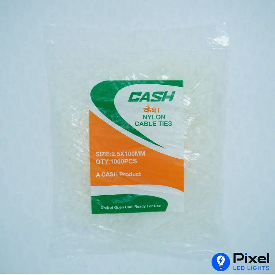 4 Inch (2.2mm) Cable Ties - Pack of 1000 - SKU 8012