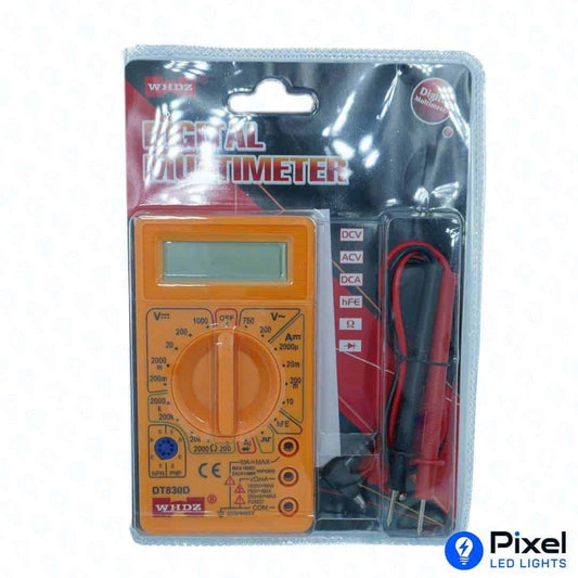 Compact Three-Digit Multimeter with Free Test Pin: Essential for Light Electrical Work