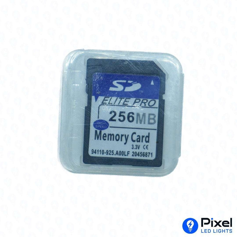 256MB SD Secure Digital Flash Memory Card - FAT Format, Compatible with T1000s Controller, Security Lock