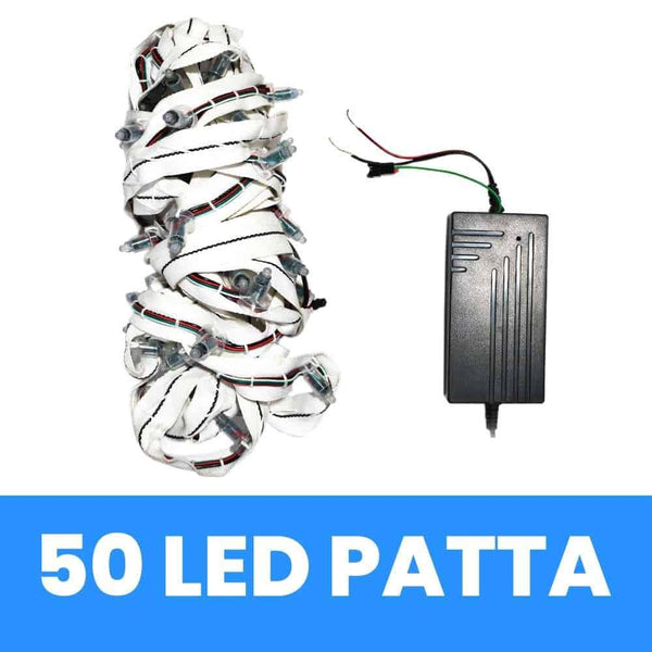 Special Road Ceiling 50 LED Niwar patta set With Cap - SKU 11022