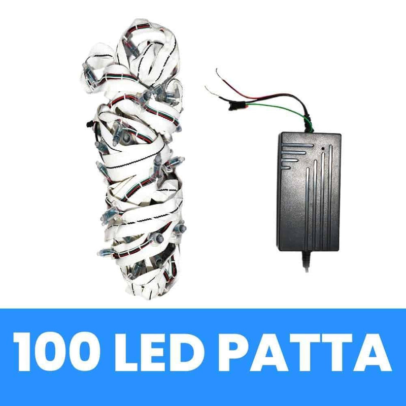 Special Road Ceiling 100 LED Niwar patta set With Cap - SKU 11023