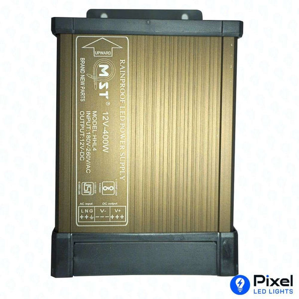 12V 35A MST Power Supply – 400W Output (Rainproof Metal Body)