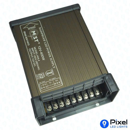 12V 35A MST Power Supply – 400W Output (Rainproof Metal Body)