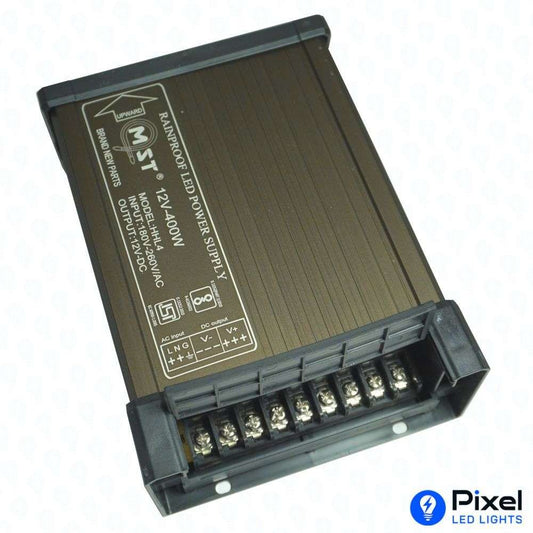 12V 35A MST Power Supply – 400W Output (Rainproof Metal Body)