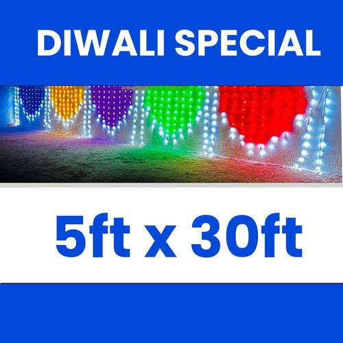 M Shape Single Color Setup 5ft x 30ft