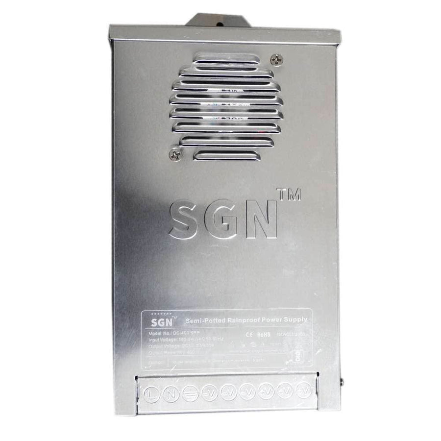 5V 80A SGN Pixel LED Power Supply for 1200 LEDs (Rainproof Metal Body) - Max 400W Output