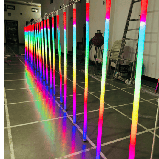 Multi-Color RGB LED Tube Light Set – 5PCS for Home, Events & DIY Lighting