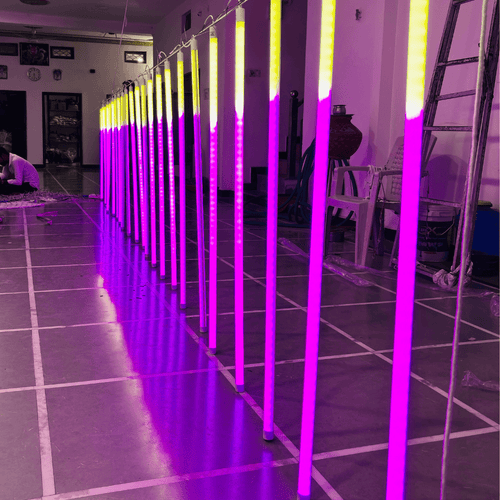 Multi-Color RGB LED Tube Light Set – 5PCS for Home, Events & DIY Lighting