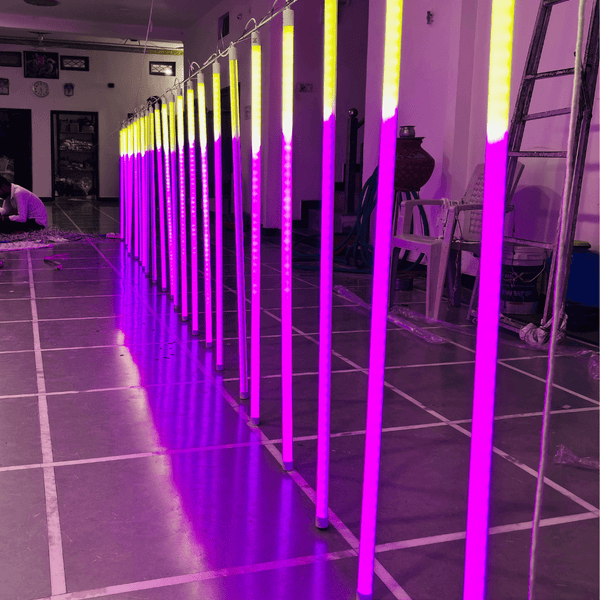 Multi-Color RGB LED Tube Light Set – 5PCS for Home, Events & DIY Lighting