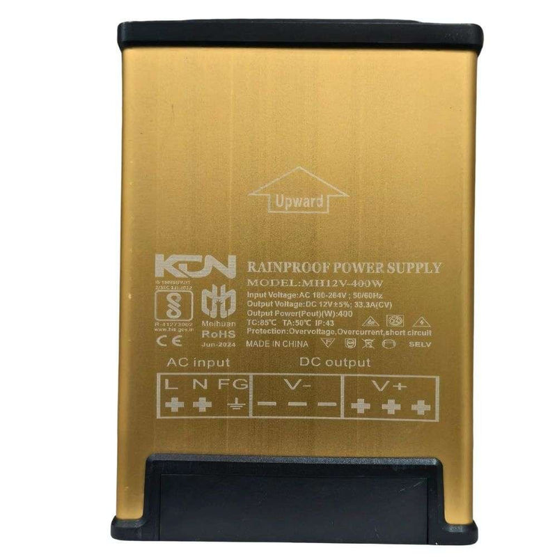 12V 35A KDN Power Supply – 400W Output (Rainproof Metal Body)