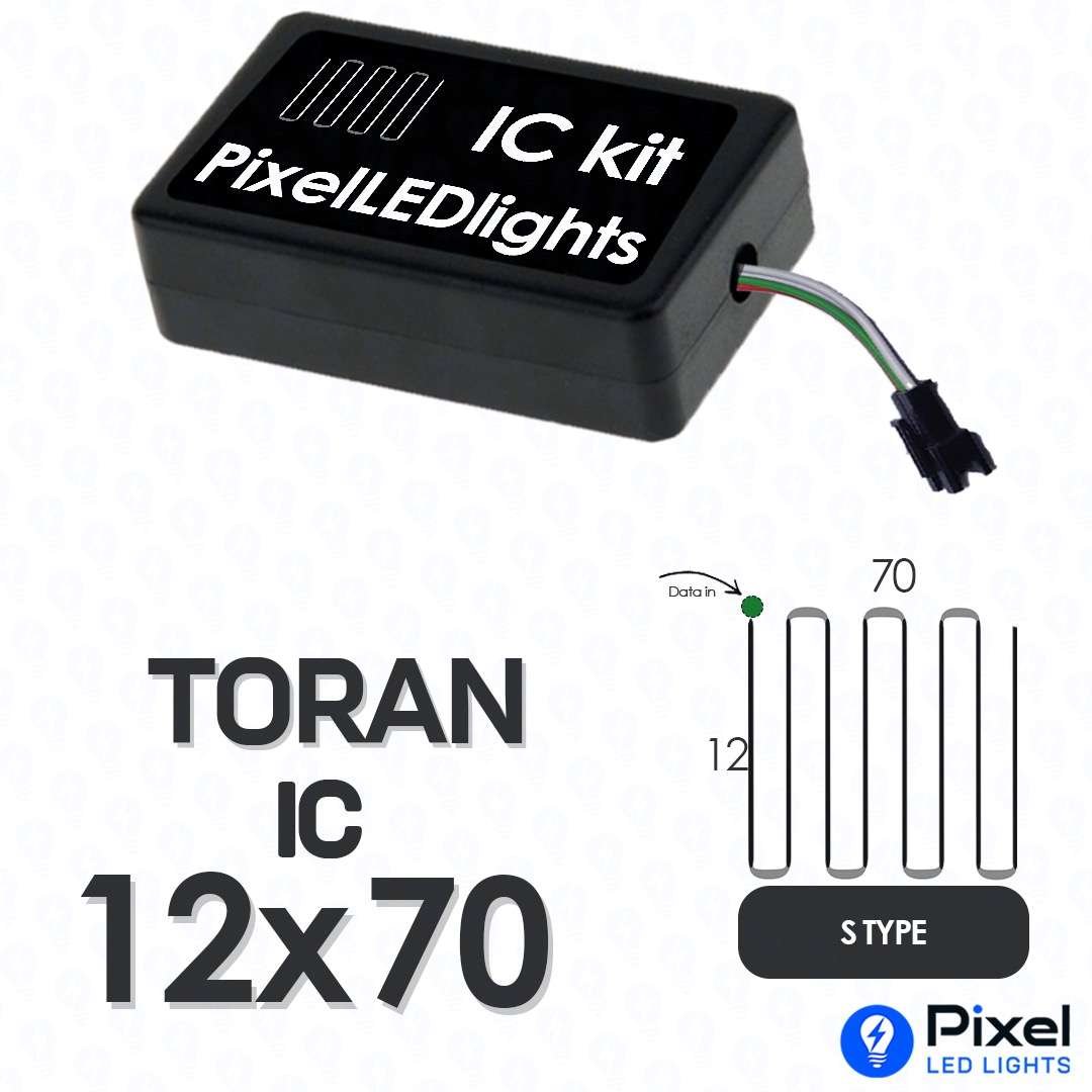 Pixel LED IC Controller for Toran S Type 12×70 – 30+ Dynamic Effects