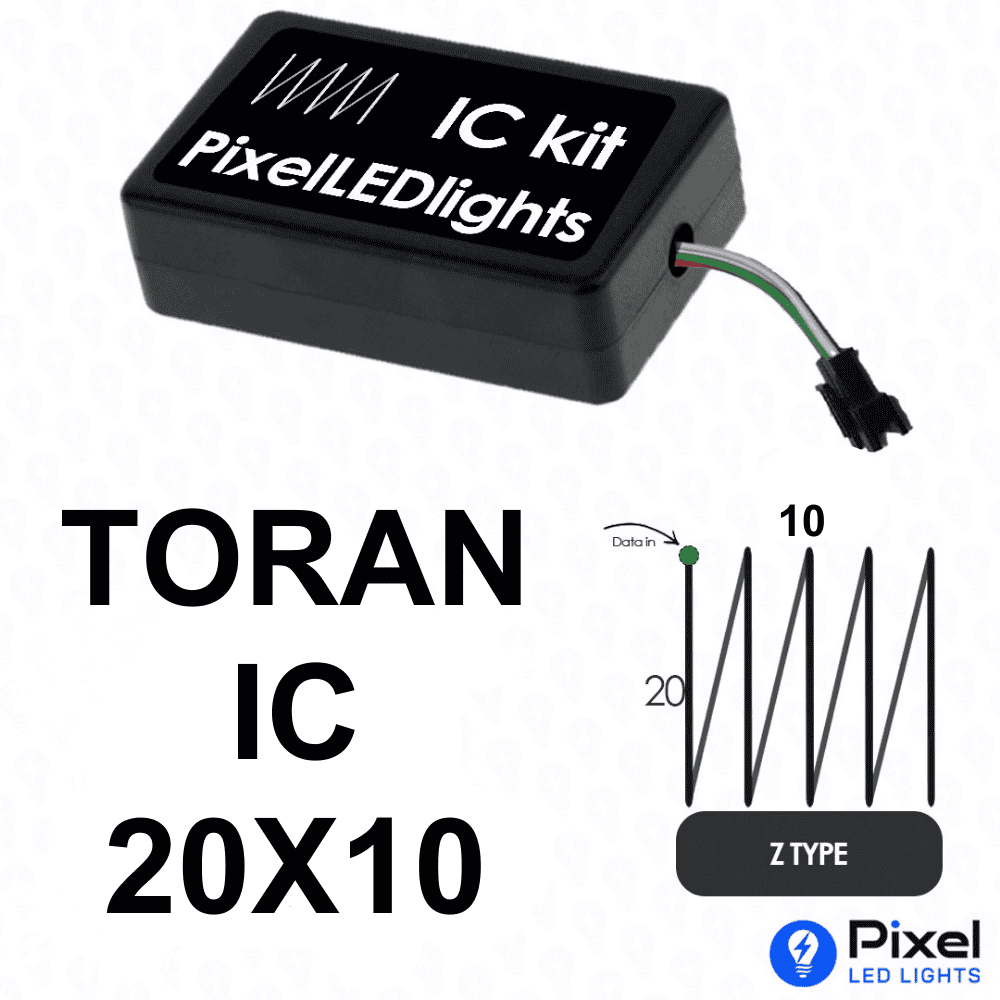 Pixel LED IC Controller for Toran Z Type 20×10 – 30+ Dynamic Effects
