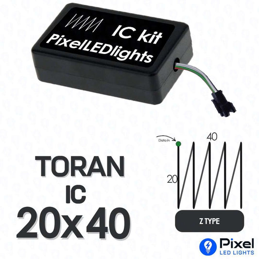 Pixel LED IC Controller for Toran Z Type 20×40 – 30+ Dynamic Effects