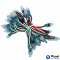 Pixel LED 3inch (Multicolor, WS2811, 50LEDs) 12 Feet Length - SKU 1001